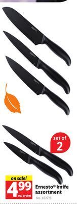 Lidl Ernesto knife assortment offer