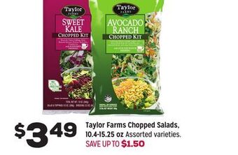 Grocery Outlet Taylor farms chopped salads, 10.4-15.25 oz offer