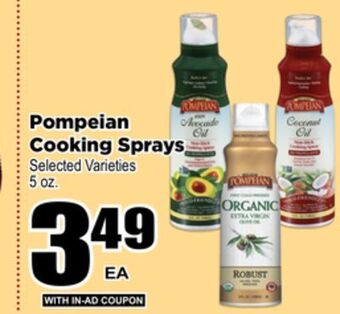 Superior Grocers Pompeian cooking sprays offer