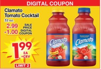 Superior Grocers Clamato tomato cocktail offer