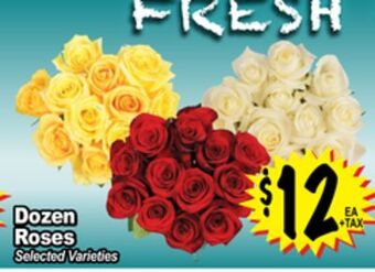 Superior Grocers Dozen roses offer