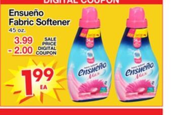 Superior Grocers Ensueño fabric softener offer
