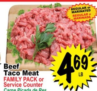 Superior Grocers Beef taco meat offer
