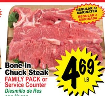 Superior Grocers Bone-in chuck steak offer