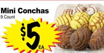 Superior Grocers Mini conchas offer