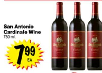 Superior Grocers San antonio cardinale wine offer