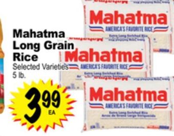 Superior Grocers Mahatma long grain rice offer