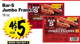 Superior Grocers Bar-s jumbo franks offer