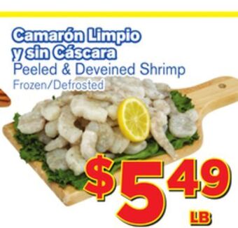 El Super Fresh Peeled & deveined shrimp offer