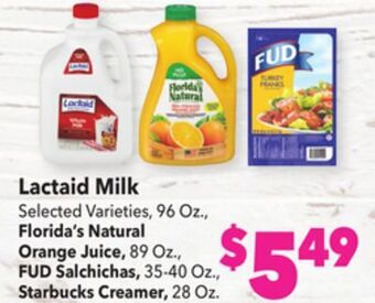 Vallarta Supermarkets Lactaid milk offer