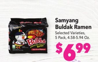 Vallarta Supermarkets Samyang buldak ramen offer