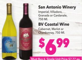 Vallarta Supermarkets San antonio winery offer