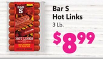 Vallarta Supermarkets Bar s hot links offer