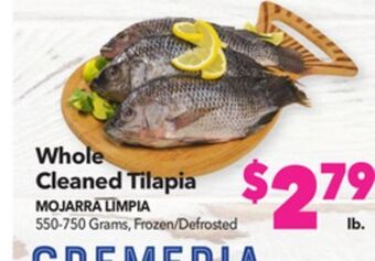 Vallarta Supermarkets Whole cleaned tilapia/mojarra limpia offer