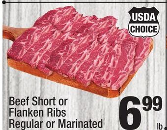Super King Markets Beef short or flanken ribs regular or marinated offer