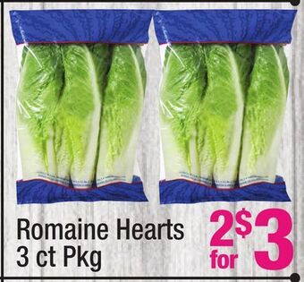 Super King Markets Romaine hearts offer