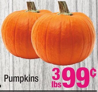 Super King Markets Pumpkins offer