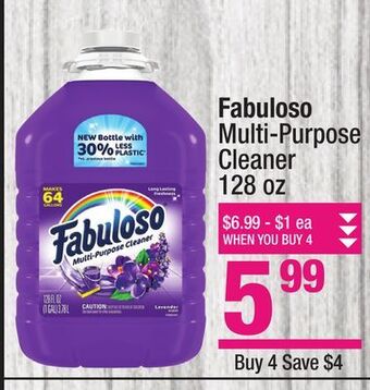 Super King Markets Fabuloso multi-purpose cleaner offer