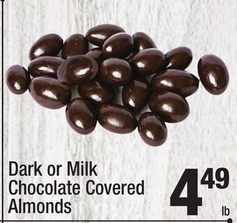 Super King Markets Dark or milk chocolate covered almonds offer