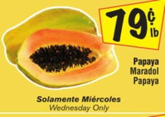 El Super Maradol papaya offer