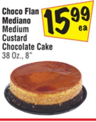 El Super Medium custard chocolate cake offer