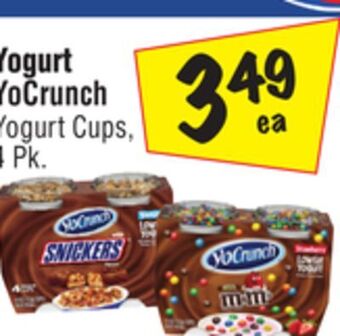 El Super Yocrunch yogurt cups offer
