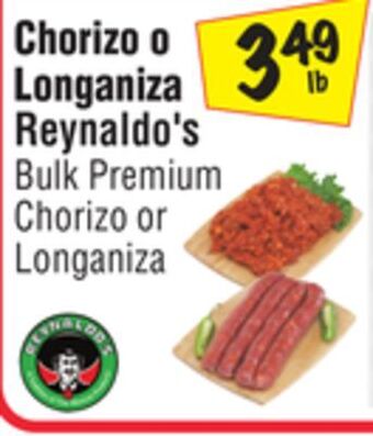 El Super Bulk premium chorizo or longaniza offer