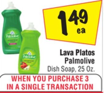 El Super Palmolive dish soap offer