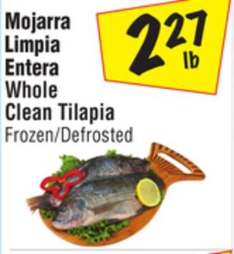 El Super Whole clean tilapia offer