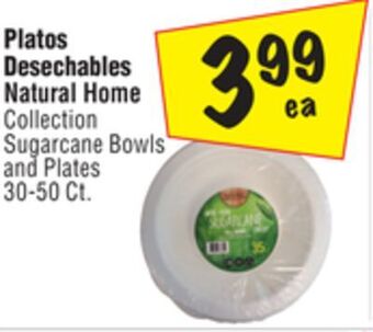 El Super Natural home collection sugarcane bowls and plates offer