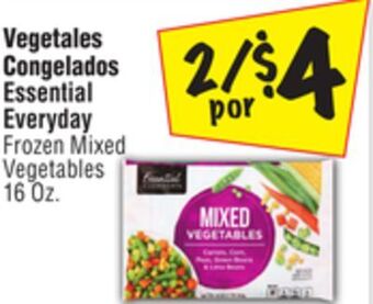 El Super Frozen mixed vegetables offer