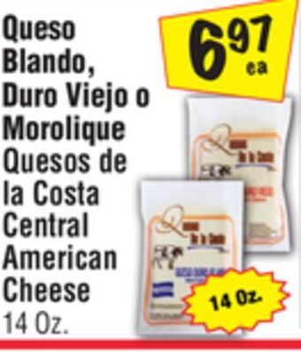El Super Central american cheese offer