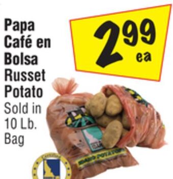El Super Russet potato offer