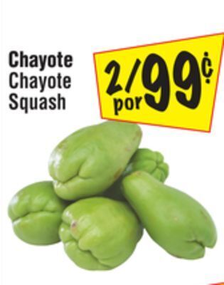 El Super Chayote squash offer