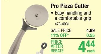 Menards Glad pro pizza cutter offer
