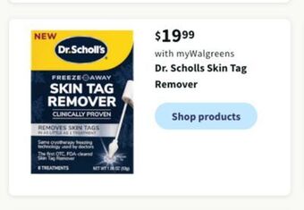 Walgreens Dr. scholls skin tag remover offer