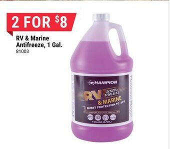 Ace Hardware Rv & marine antifreeze, 1 gal offer