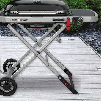 Ace Hardware Weber traveler portable lp grill offer