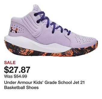 Dick's Sporting Goods Under armour kids' grade school jet 21 basketball shoes offer