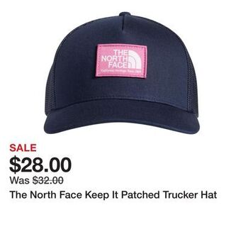 Dick's Sporting Goods The north face keep it patched trucker hat offer