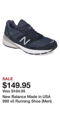 Nordstrom New balance made in usa 990 v5 running shoe (men) offer