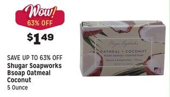 Grocery Outlet Bsoap oatmeal coconut offer