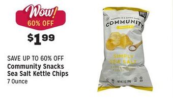 Grocery Outlet Sea salt kettle chips offer