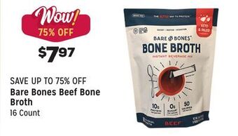 Grocery Outlet Beef bone broth offer