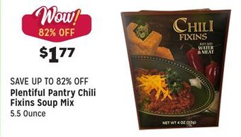 Grocery Outlet Chili fixins soup mix offer