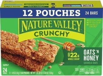 Kroger Nature valley or fiber one bars offer