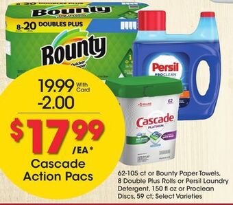 Kroger Cascade action pacs offer