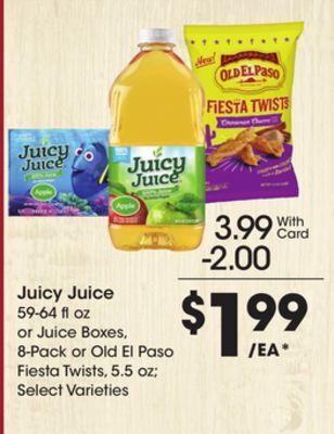 Kroger Juicy juice offer