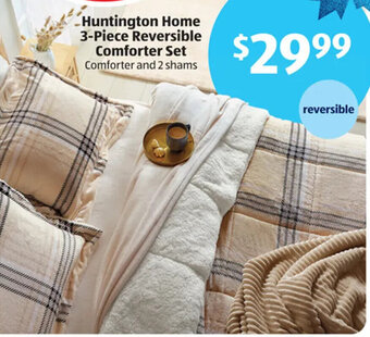 Aldi Huntington Home 3-Piece Reversible Comforter Set offer
