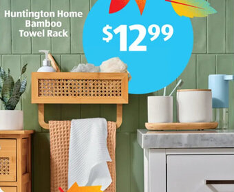 Aldi Huntington Home Bamboo Towel Rack offer